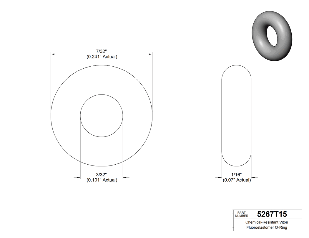 Technical drawing - 5267T15